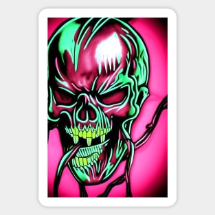 Horror skull Sticker